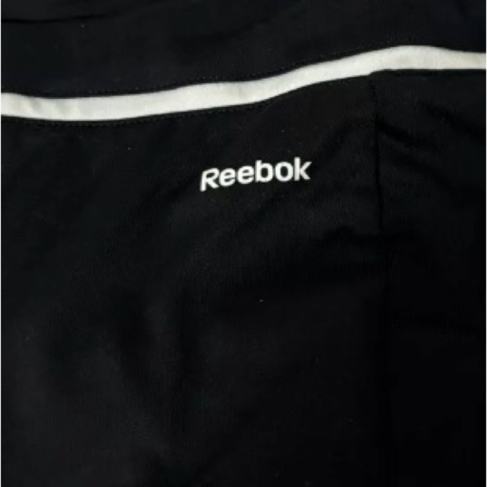Reebok Pants Womens Size L Black Leggings Athletic Activewear Play Dry